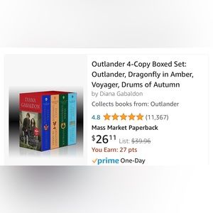 Outlander book series by Diana Gabaldon